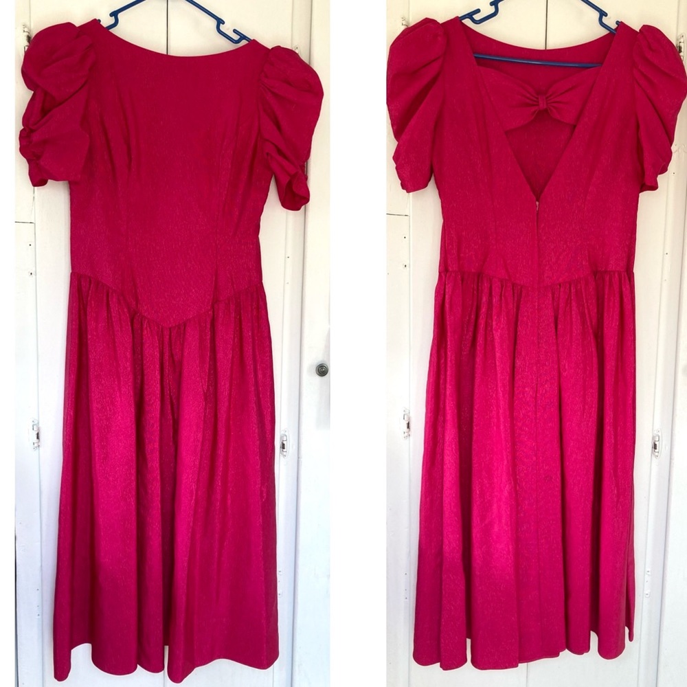HOT PINK ‘80s Prom Dress 💝
